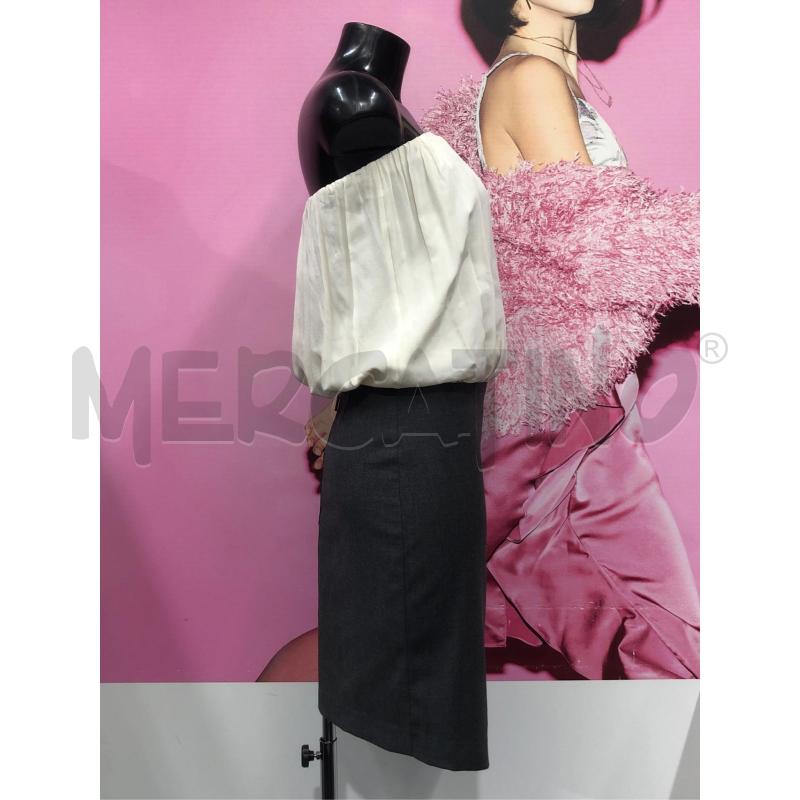VESTITO DONNA SEMICOUTURE 01 PANNA GRIGIO | Mercatino dell'Usato Roma somalia 3