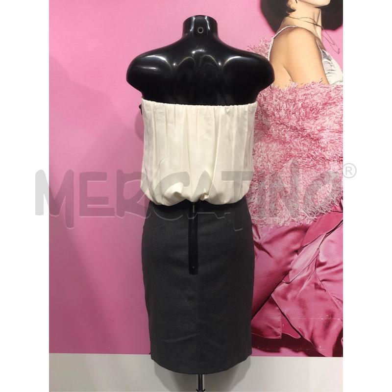VESTITO DONNA SEMICOUTURE 01 PANNA GRIGIO | Mercatino dell'Usato Roma somalia 4