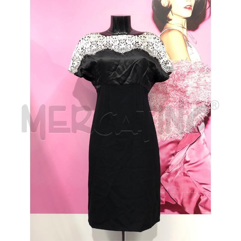 VESTITO DONNA TORY BURCH NERO SOPRA BIANC NERO  | Mercatino dell'Usato Roma somalia 1