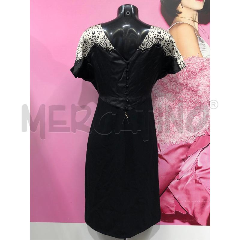 VESTITO DONNA TORY BURCH NERO SOPRA BIANC NERO  | Mercatino dell'Usato Roma somalia 4