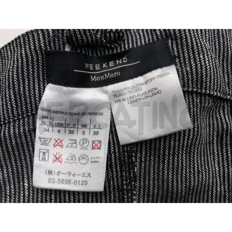 VESTITO DONNA WEEKAND MAX MARA GRIGIO RIGHE | Mercatino dell'Usato Roma somalia 5
