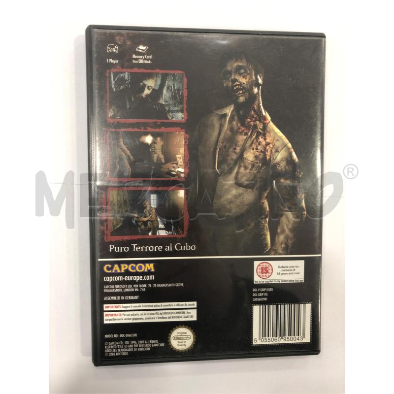 VIDEOGIOCO GAMECUBE RESIDENT EVIL | Mercatino dell'Usato Roma somalia 2