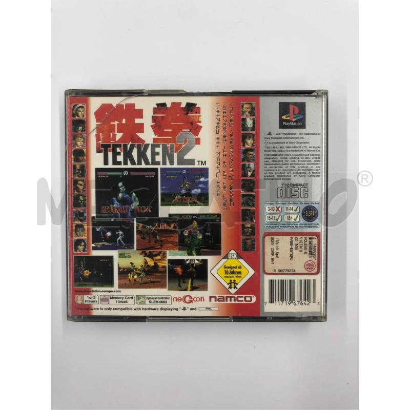 VIDEOGIOCO PS1 TEKKEN 2 PLATINUM | Mercatino dell'Usato Roma somalia 2