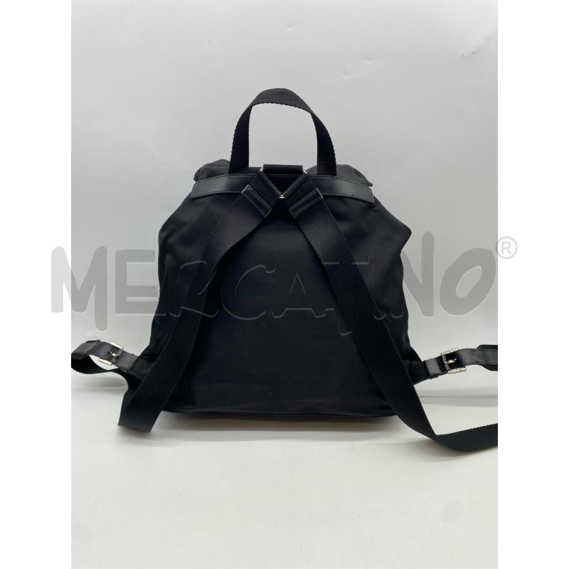 ZAINO PRADA NYLON NERO  | Mercatino dell'Usato Roma somalia 2