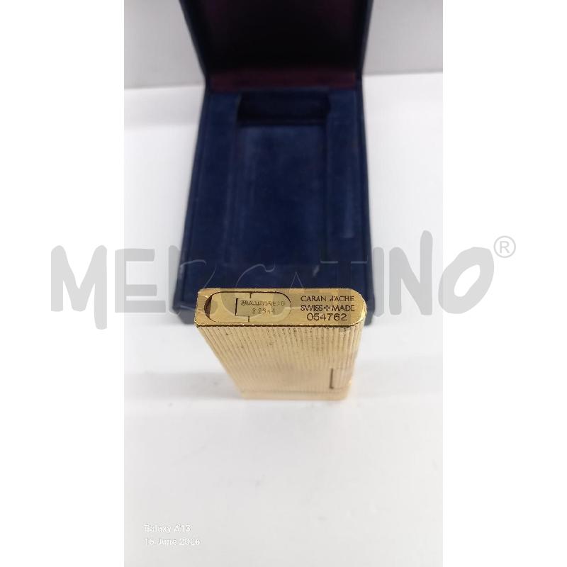 ACCENDINO CARAN D'ACHE GODRON PLACCATO ORO  | Mercatino dell'Usato Roma tor tre teste 3