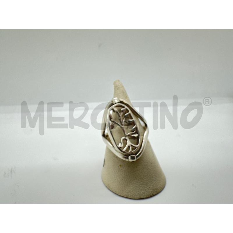 ANELLO DONNA ARG ALBERO OVALE | Mercatino dell'Usato Roma tor tre teste 1