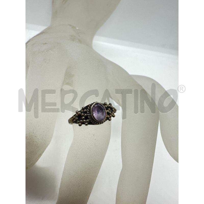 ANELLO DONNA ARG CRISTALL ROSA DA RIV | Mercatino dell'Usato Roma tor tre teste 1