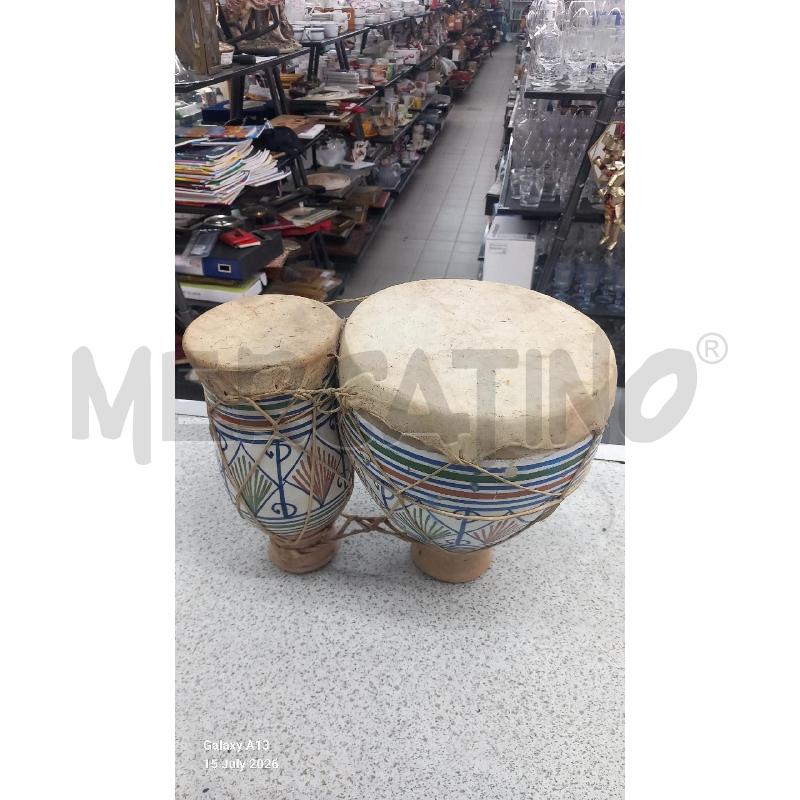 BONGO DOPPIO TERRACOTTA SMALTATO | Mercatino dell'Usato Roma tor tre teste 2