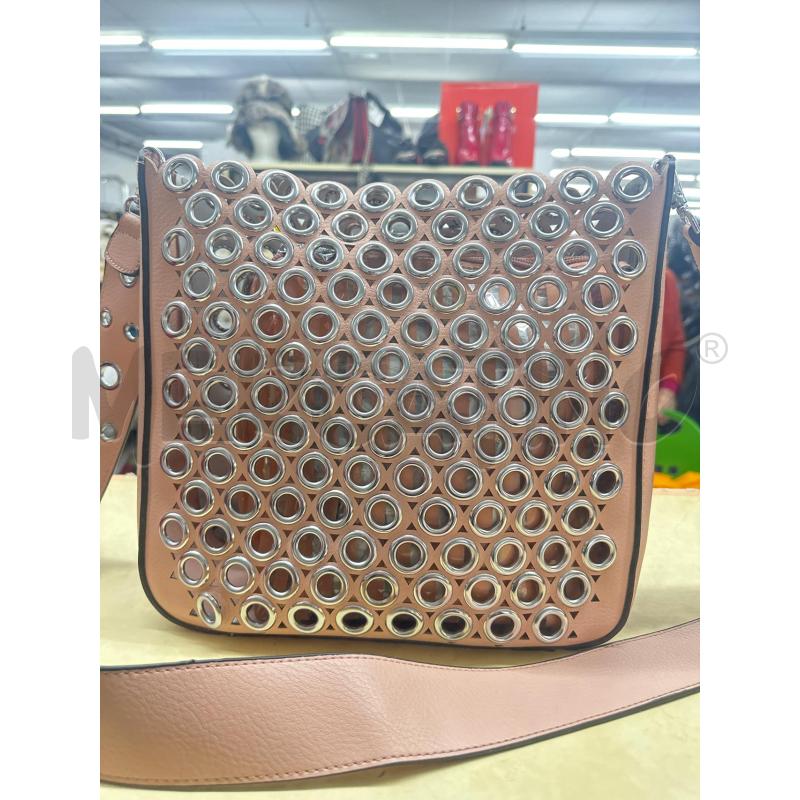 BORSA DONNA ALPINI TRACOLLA CERCHIETTI ROSA ANTICO | Mercatino dell'Usato Roma tor tre teste 1