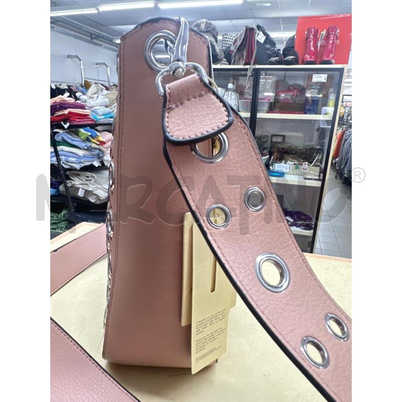BORSA DONNA ALPINI TRACOLLA CERCHIETTI ROSA ANTICO | Mercatino dell'Usato Roma tor tre teste 2