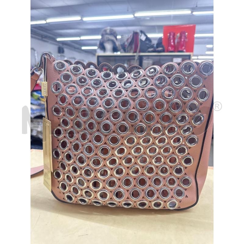 BORSA DONNA ALPINI TRACOLLA CERCHIETTI ROSA ANTICO | Mercatino dell'Usato Roma tor tre teste 3