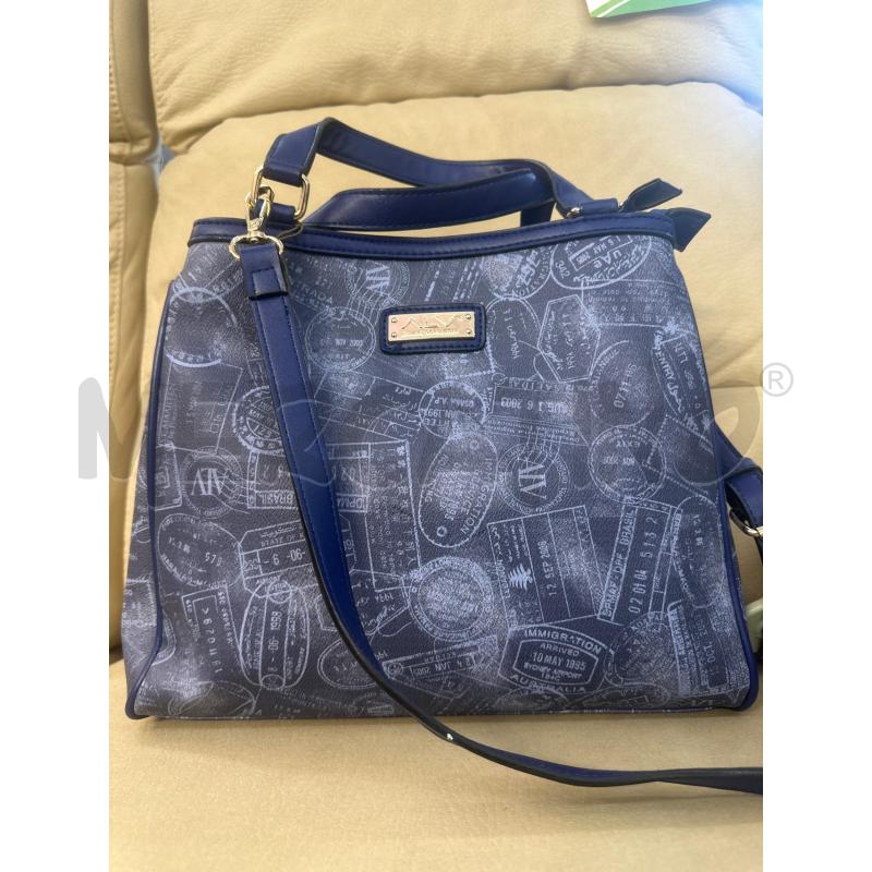 BORSA DONNA ALVIERO MARTINI SIMIL SECCHIELLO BLU | Mercatino dell'Usato Roma tor tre teste 1