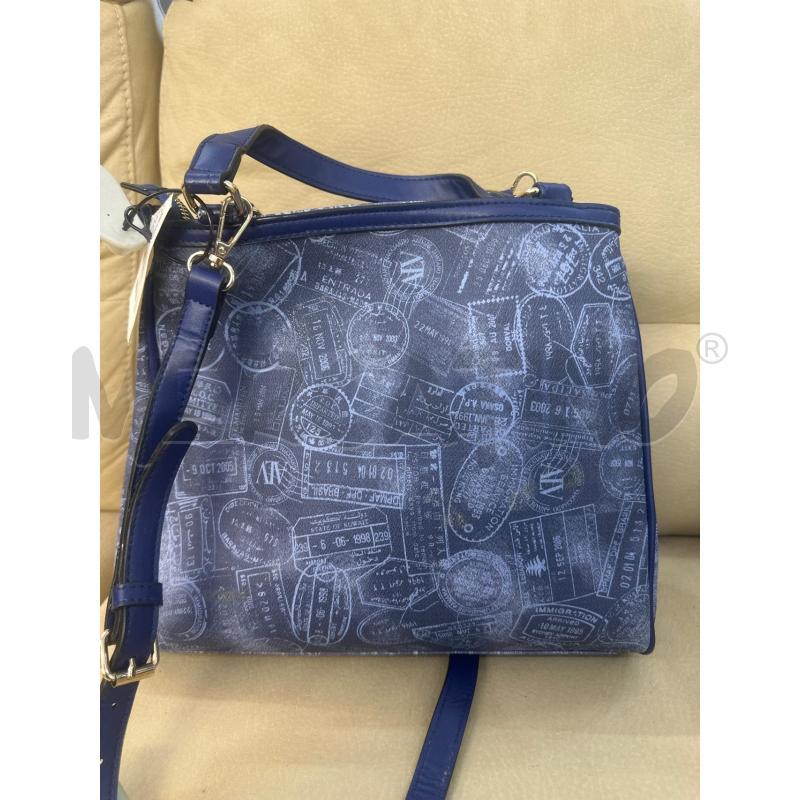 BORSA DONNA ALVIERO MARTINI SIMIL SECCHIELLO BLU | Mercatino dell'Usato Roma tor tre teste 3