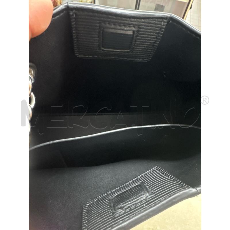 BORSA DONNA CALVIN KLEIN RIGHE NERO MANICI CATENA | Mercatino dell'Usato Roma tor tre teste 4
