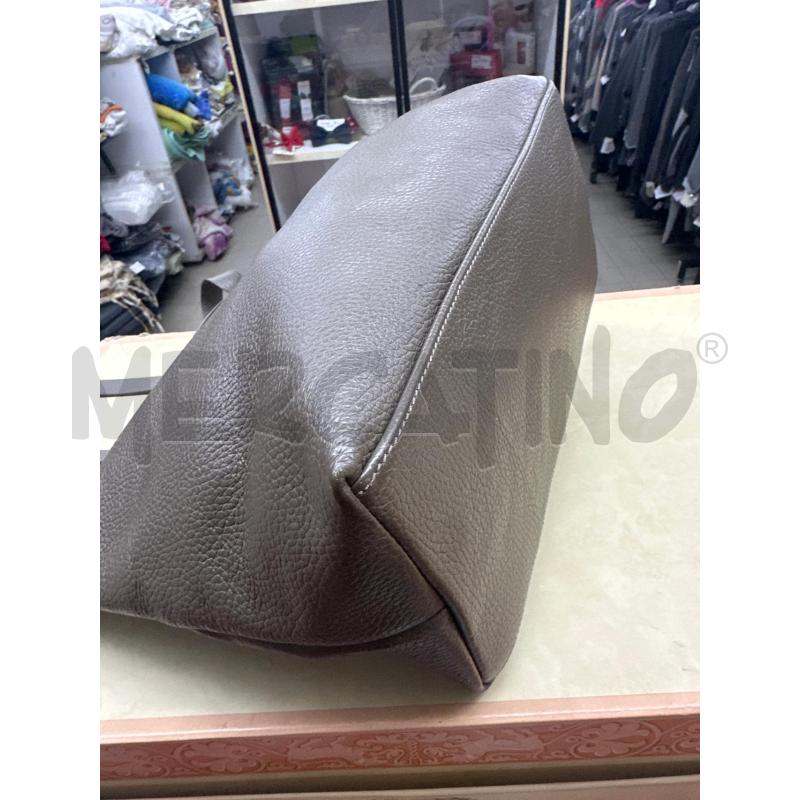 BORSA DONNA FEMME PELLE COLOR FANGO 2MANICI | Mercatino dell'Usato Roma tor tre teste 4