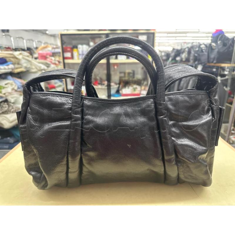 BORSA DONNA FRANCESCO BASIA NERO PELLE FIB LAT | Mercatino dell'Usato Roma tor tre teste 1