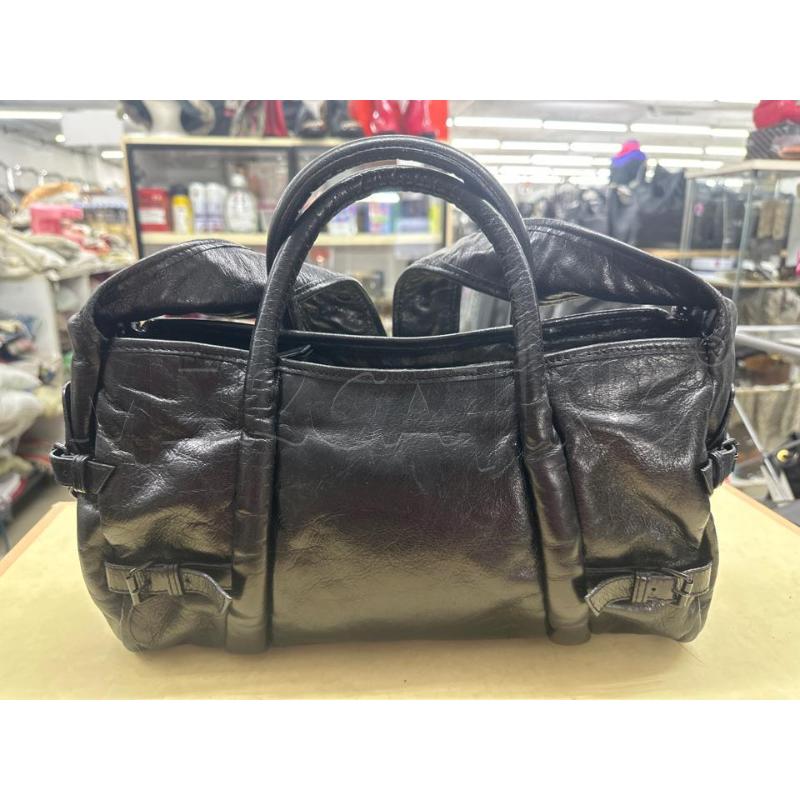 BORSA DONNA FRANCESCO BASIA NERO PELLE FIB LAT | Mercatino dell'Usato Roma tor tre teste 3