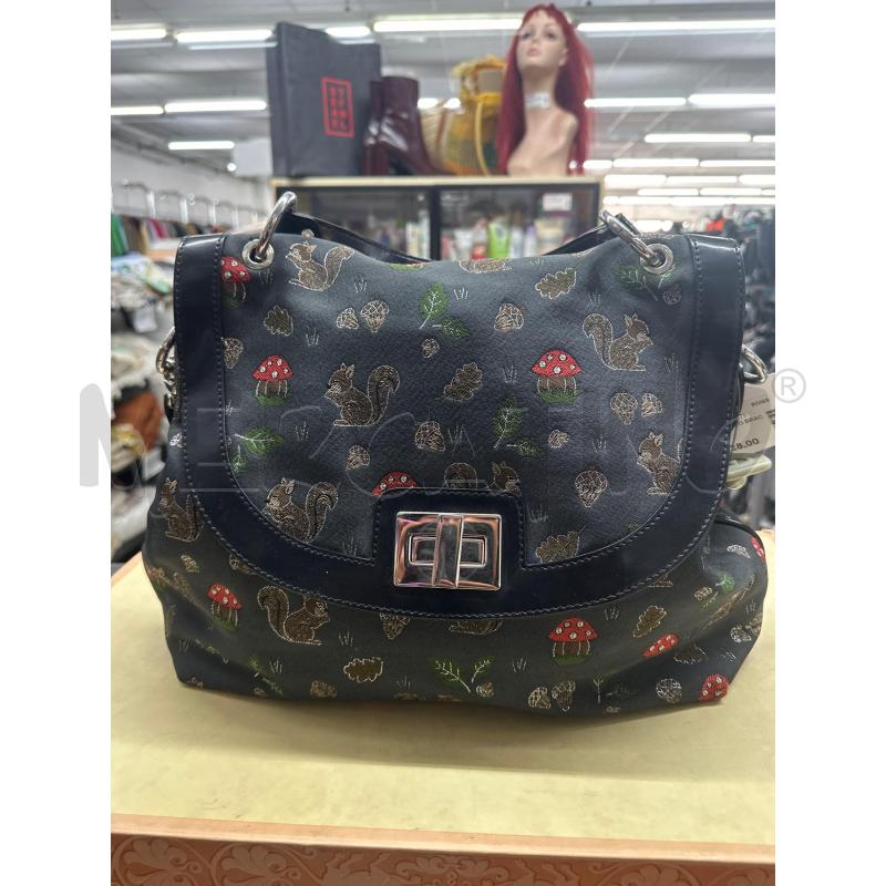 BORSA DONNA NERO BRACCIALINI | Mercatino dell'Usato Roma tor tre teste 1