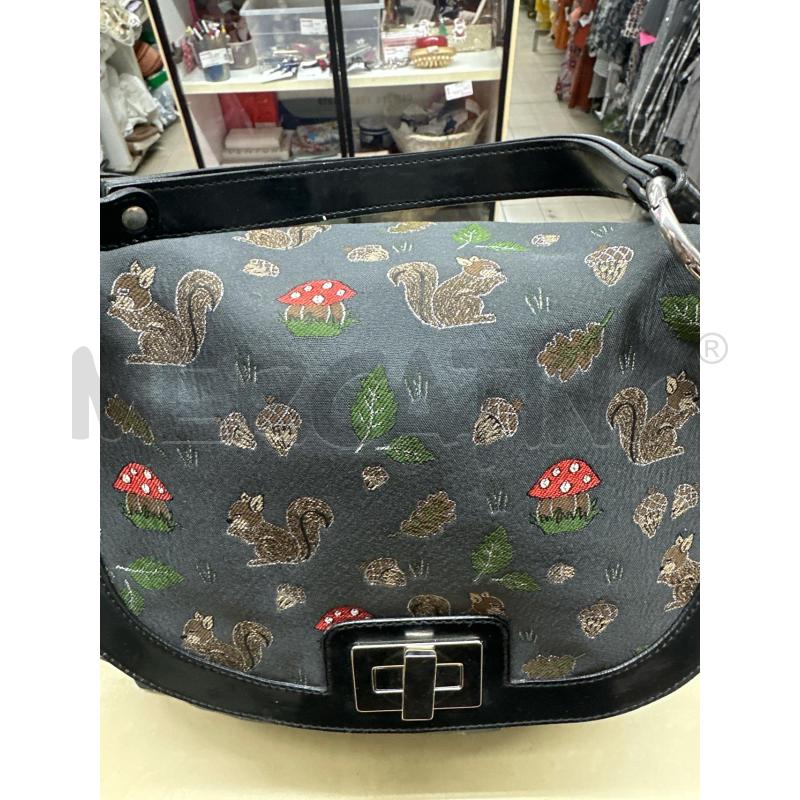 BORSA DONNA NERO BRACCIALINI | Mercatino dell'Usato Roma tor tre teste 2