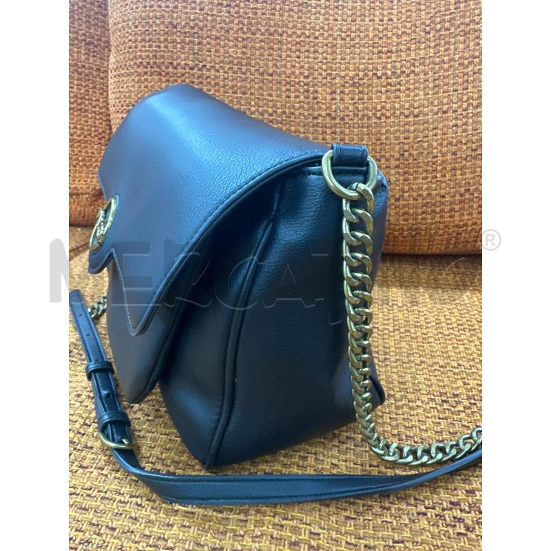 BORSA DONNA PINKO NERO PELLE RIF DORATE | Mercatino dell'Usato Roma tor tre teste 2