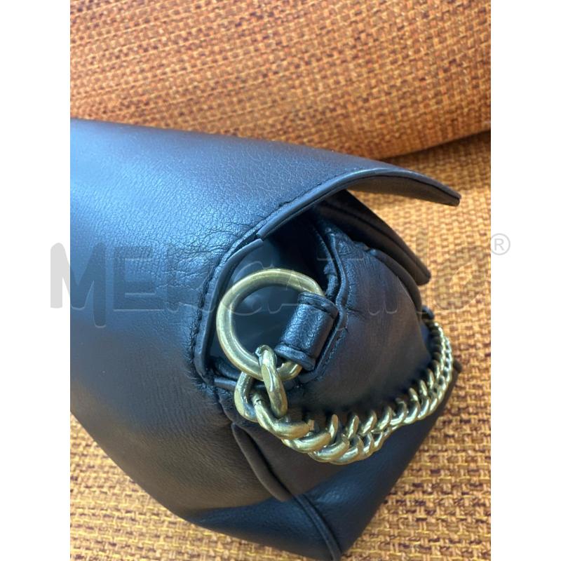 BORSA DONNA PINKO NERO PELLE RIF DORATE | Mercatino dell'Usato Roma tor tre teste 4