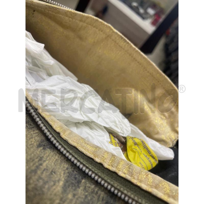 BORSA DONNA REEDOM ROBERTO CAVALLI PELLE NERO PATTA SCAMOSCIATA | Mercatino dell'Usato Roma tor tre teste 3