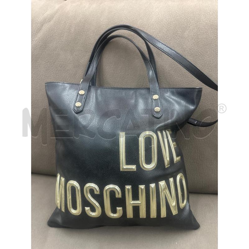 BORSA DONNA RETTANG LOVE MOSCHINO NERO DA RIV | Mercatino dell'Usato Roma tor tre teste 1