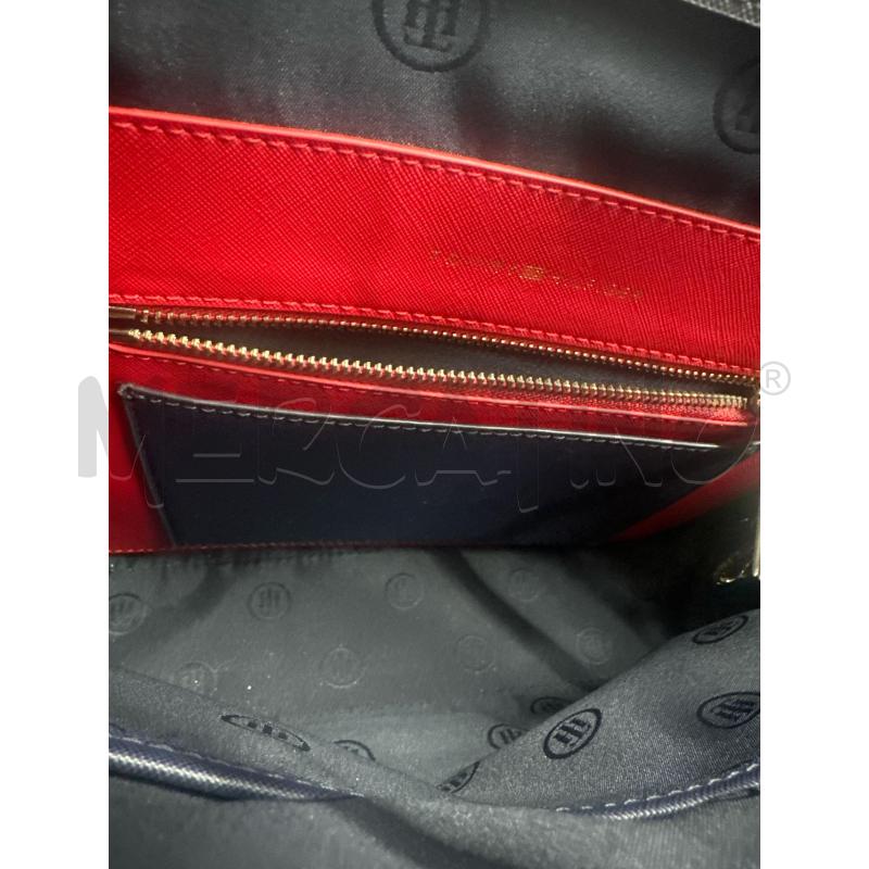 BORSA DONNA TOMMY HILFIGER ROSSO BLU | Mercatino dell'Usato Roma tor tre teste 4
