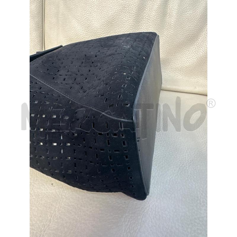 BORSA DONNA VIA CONDOTTI NERO TRAFORATO | Mercatino dell'Usato Roma tor tre teste 4