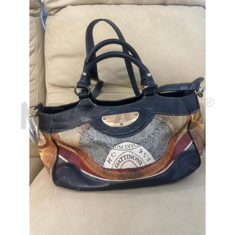 BORSA DONNA  GATTINONI GIALA  MARRONE | Mercatino dell'Usato Roma tor tre teste 1