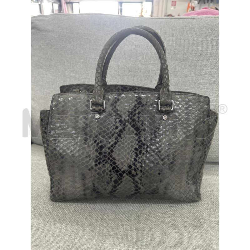 BORSA DONNA  MICHEL KORS  PITONATA  VERDE  | Mercatino dell'Usato Roma tor tre teste 2