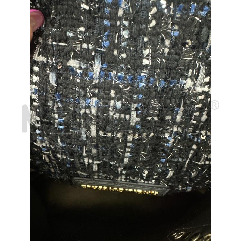 BORSA DONNA  TRUSSARDI JEANS GRIGIA CATELLA DORATA E BORCHIE | Mercatino dell'Usato Roma tor tre teste 5