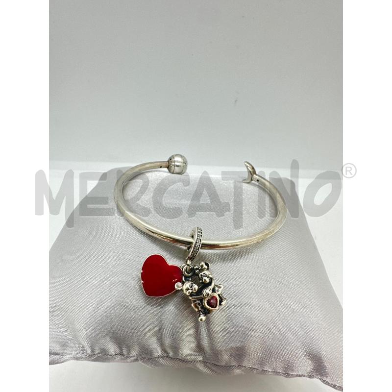 BRACCIALE PANDORA RIGIDO STELLA LUNA CHARM TOPOLINO | Mercatino dell'Usato Roma tor tre teste 1