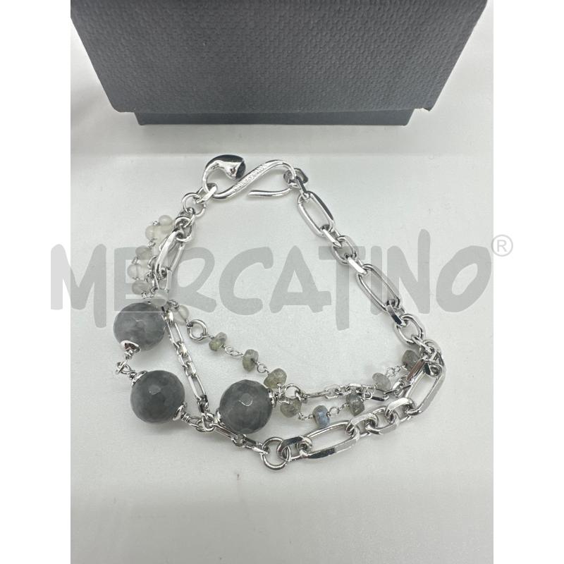 BRACCIALE SANTO SPIRITO PALLOCCHE GRIGIO | Mercatino dell'Usato Roma tor tre teste 1