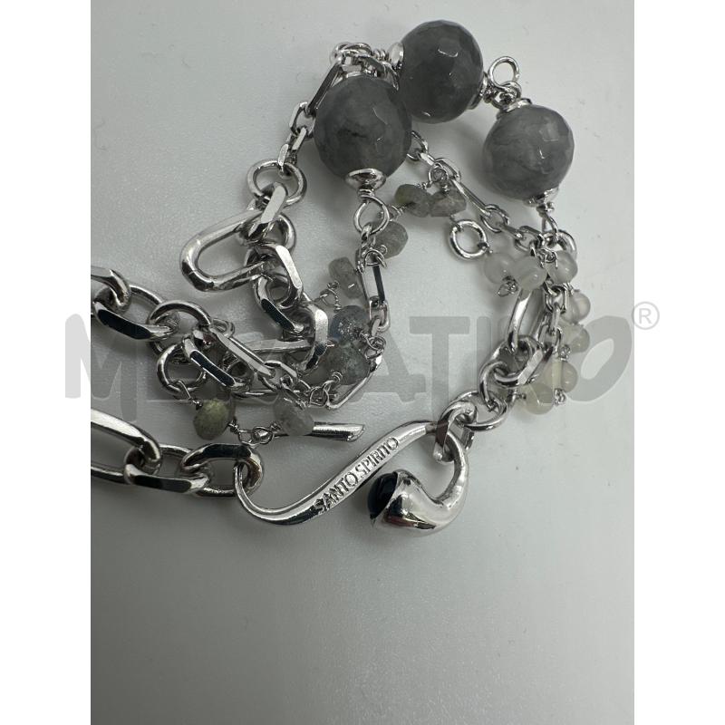 BRACCIALE SANTO SPIRITO PALLOCCHE GRIGIO | Mercatino dell'Usato Roma tor tre teste 3