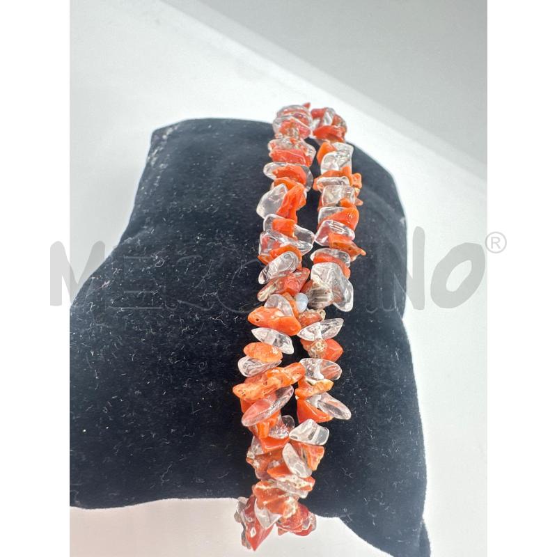 BRACCIALE SASSOL CORAL ROSSO CHIUSURA ARG | Mercatino dell'Usato Roma tor tre teste 2