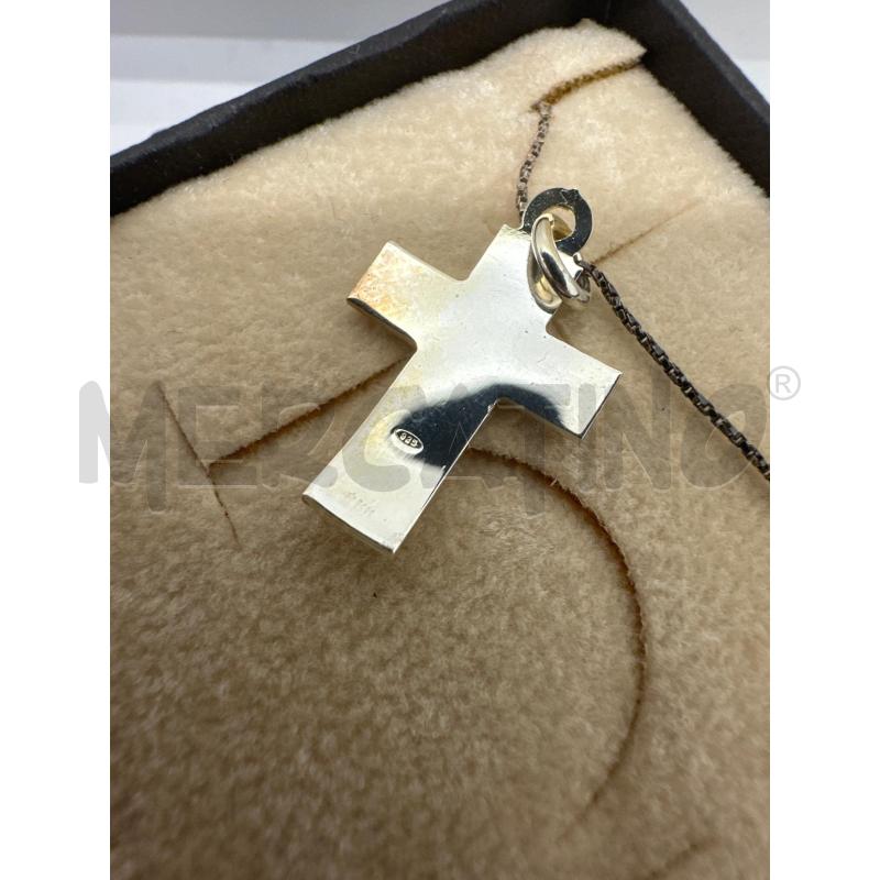 CATENINA  ARGENTO ACHORO' CROCE | Mercatino dell'Usato Roma tor tre teste 3