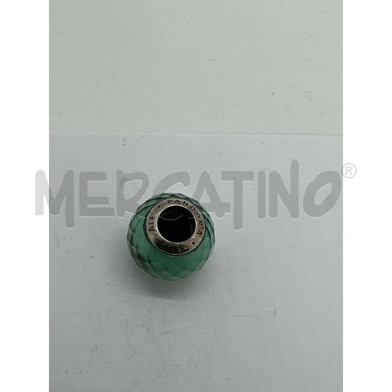CHARM PANDORA VETRO SFACC VERDE | Mercatino dell'Usato Roma tor tre teste 2