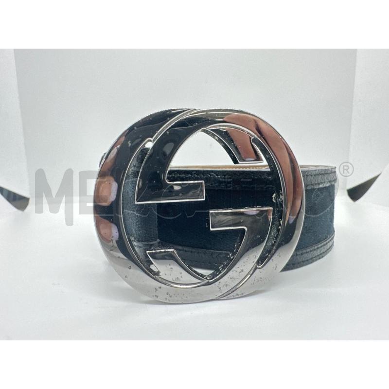 CINTURA GUCCI TESS NERO GG  | Mercatino dell'Usato Roma tor tre teste 1