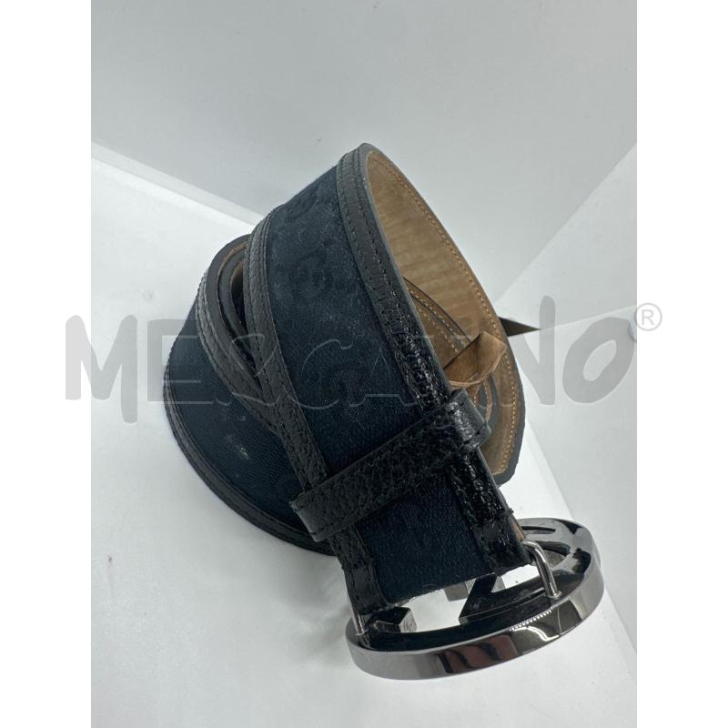 CINTURA GUCCI TESS NERO GG  | Mercatino dell'Usato Roma tor tre teste 2