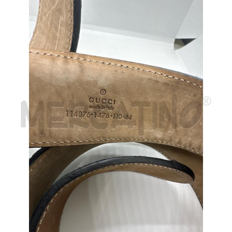 CINTURA GUCCI TESS NERO GG  | Mercatino dell'Usato Roma tor tre teste 4