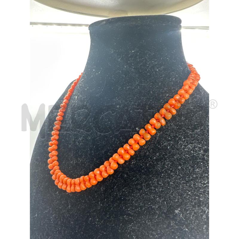 COLLANA CORAL ROSSO CHIUSURA 750 | Mercatino dell'Usato Roma tor tre teste 2