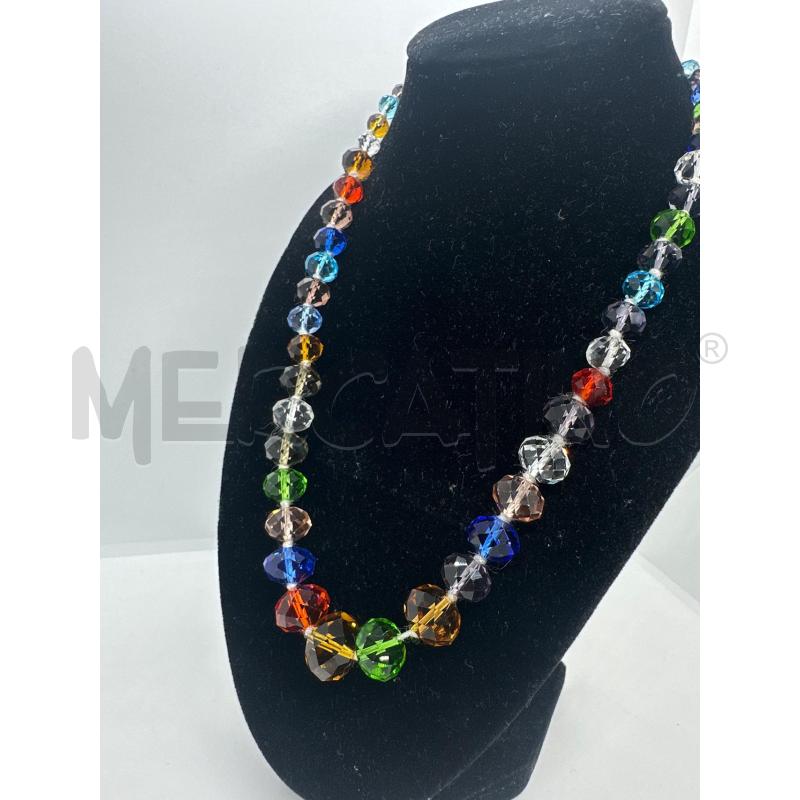 COLLANA CRISTALL COLORATI | Mercatino dell'Usato Roma tor tre teste 2