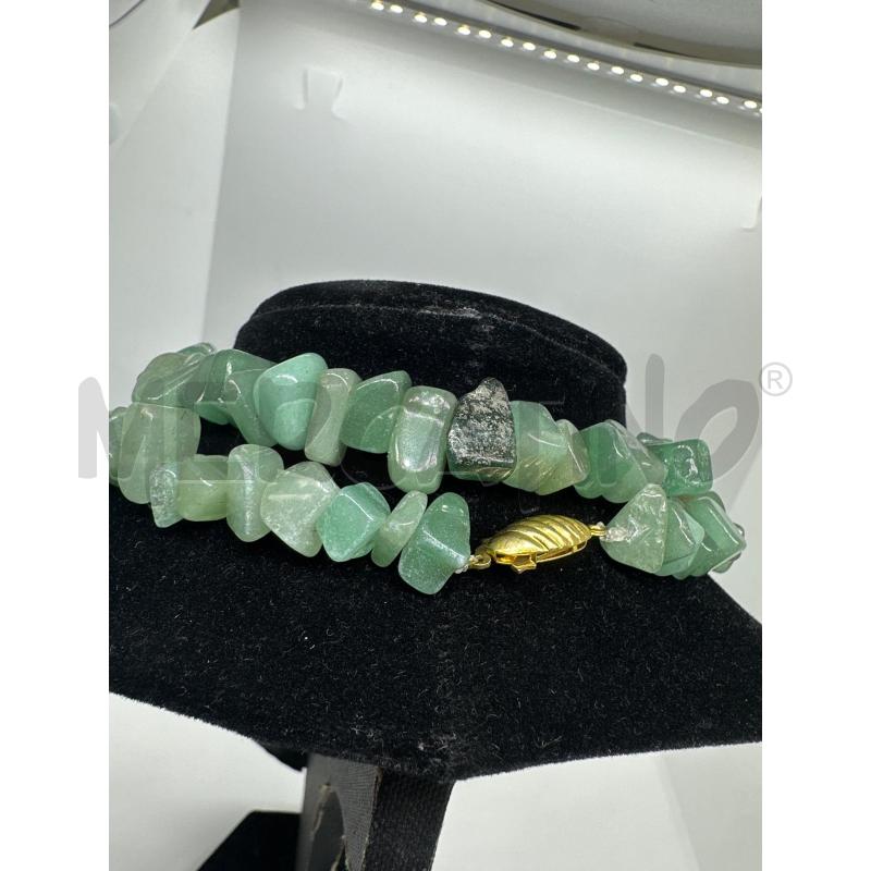 COLLANA LUNGA SASSOLINI QUARZO VERDE | Mercatino dell'Usato Roma tor tre teste 3