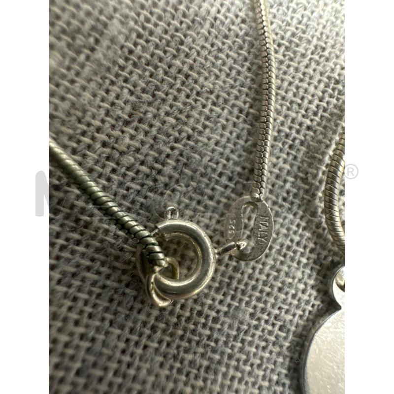 COLLANA MEZZO CUORE ARG | Mercatino dell'Usato Roma tor tre teste 3