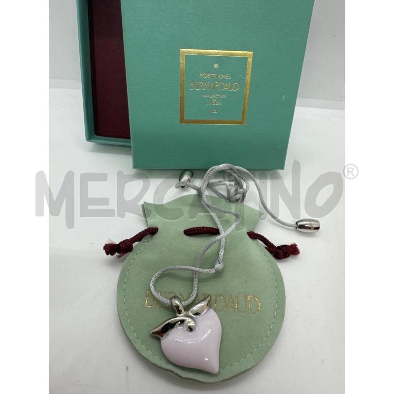 COLLANA PORCELAINES BERNARDAUD CUORE  | Mercatino dell'Usato Roma tor tre teste 3