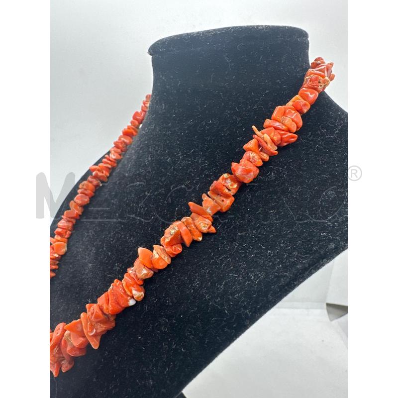 COLLANA SASSOLINI CORAL ROSSO | Mercatino dell'Usato Roma tor tre teste 3