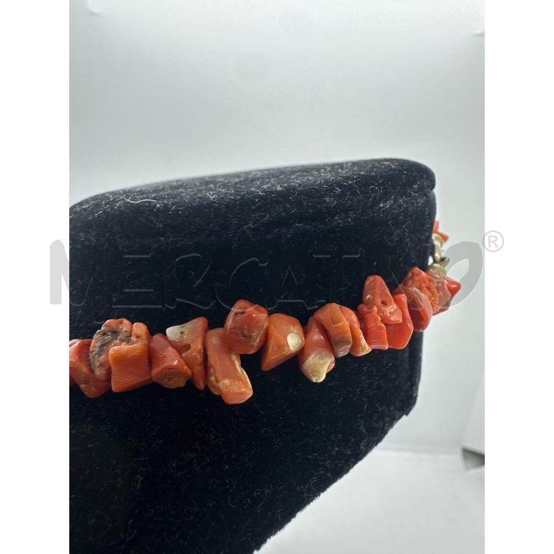 COLLANA SASSOLINI CORAL ROSSO | Mercatino dell'Usato Roma tor tre teste 4