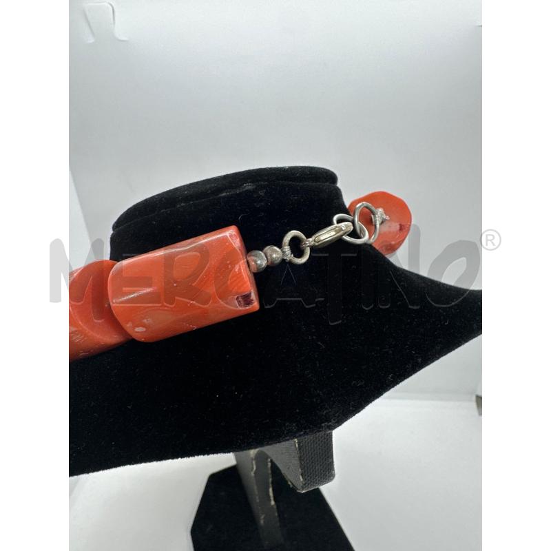 COLLANA  CORAL BAMBU CON LUMACHINE | Mercatino dell'Usato Roma tor tre teste 3