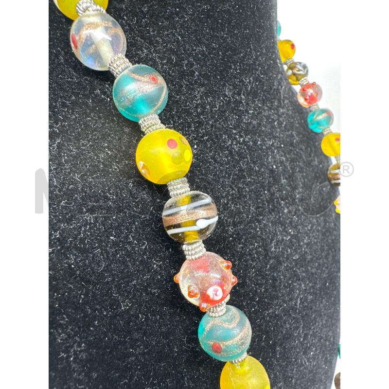 COLLANA  MURANO  COLORATA  | Mercatino dell'Usato Roma tor tre teste 3